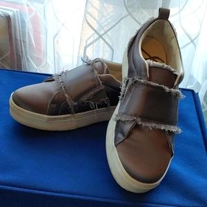 Sam Edelman gray fabric size 6.5